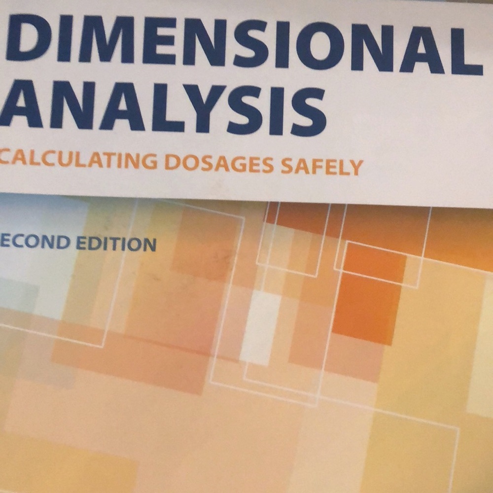 Dimensional Analysis 2nd Edition